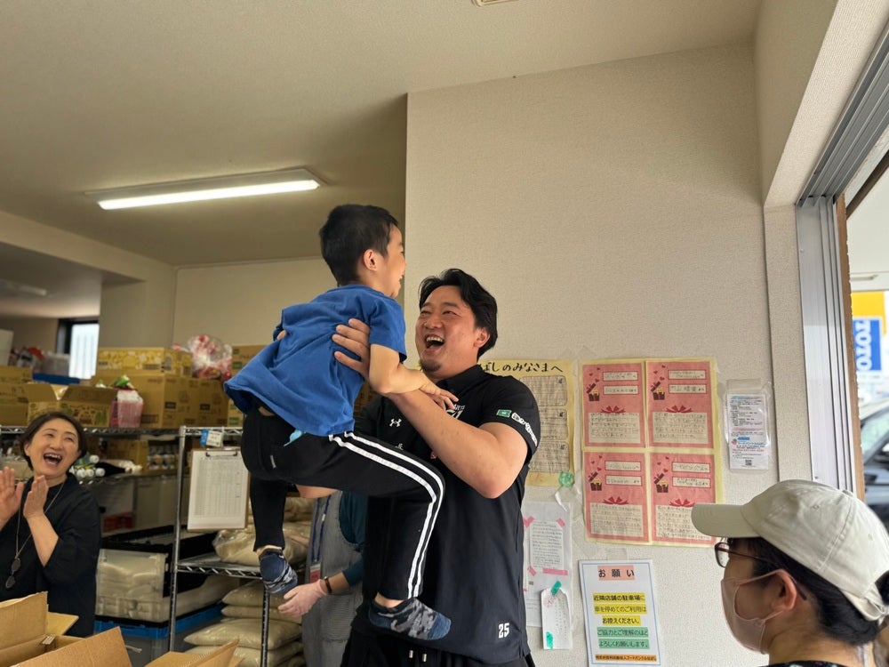 レポート】荒尾岳選手「G.CREW」フードバンクふなばし パントリー